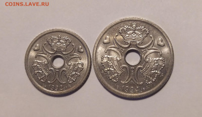 Дания 1 крона 1992г. 2 кроны 1994 г. до 10-12-24 - 1613226674298