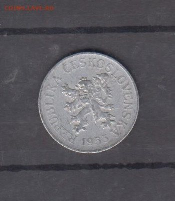 ЧССР 1953 10 геллеров до 09 12 - 289а