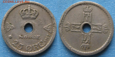 Норвегия 25 эре 1927 до 11-12-24 в 22:00 - Норвегия 25 эре 1927    5089