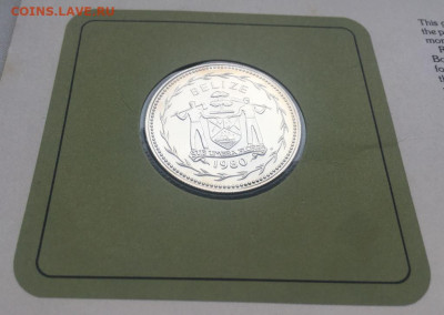 Крона Шайба Белиз 1 доллар 1980 BUNC Красный попугай ара - krona_shajba_beliz_1_dollar_1980_bunc_krasnyj_popugaj_ara_ptica_fauna_buklet_tirazh_761_sht (1)