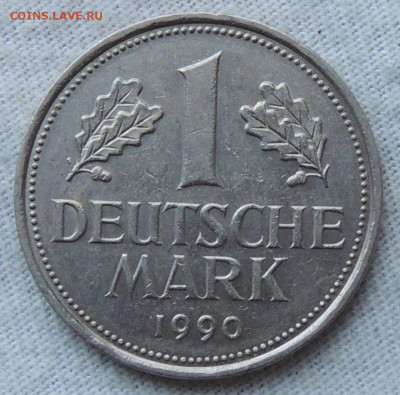 Германия 1 марка 1990 до 11.12.2024 - Германия 1 марка 90.JPG