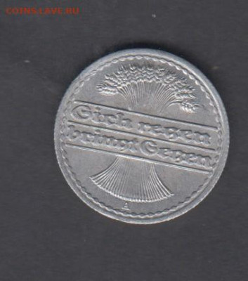 Веймарская республика ( Германия) 1922 50пф (А) до 10 12 - 3а