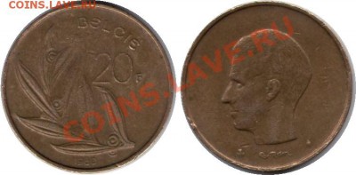 >L< Бельгия (Belgiё) 20 франков 1980 до 04.02.12 22:00 - Бельгия (Belgiё)_20_франков_80