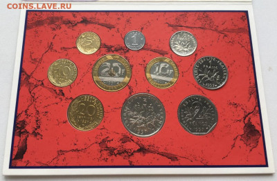 редкий Банковский годовой набор Франция 1997 тираж 15000 шт - redkij_bankovskij_godovoj_nabor_francija_1997_tirazh_15000_sht_buklet_konvert_bunc_20_frankov_santimov (1)