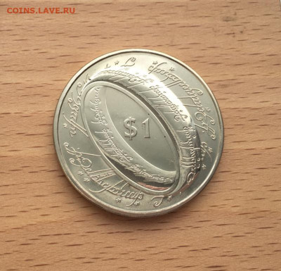 Крона Шайба Новая Зеландия 1$ доллар 2003 Властелин Колец - krona_shajba_novaja_zelandija_1_dollar_2003_vlastelin_kolec_kolco_vsevlastija