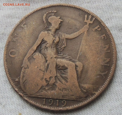 Великобритания 1 пенни 1919 до 11.12.2024 - Великобритания 1 пенни 1919.JPG
