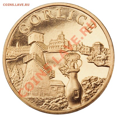 Польская юбилейка. 2 злотовики! НЕДОРОГО!!! - 2010_16___miasta_w_polsce_gorlice_2zl_rewers
