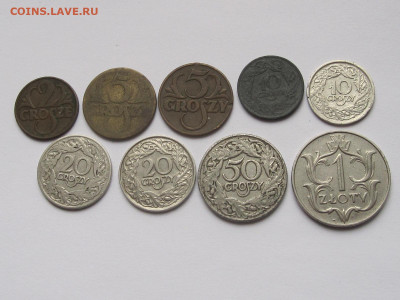 2 5 10 20 50 грошей 1 зл. 1923-1939 Польша 9 шт 08.12 22:25 - IMG_0391.JPG