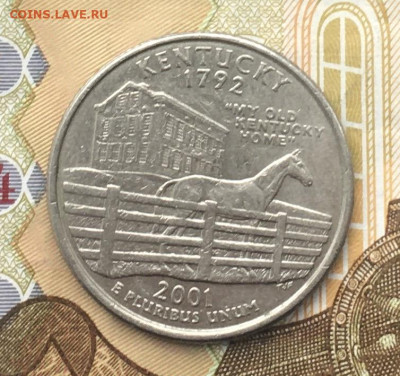 США 25 центов 2001D Кентукки до 11.12.2024 в 22.00 - IMG_E3717.JPG