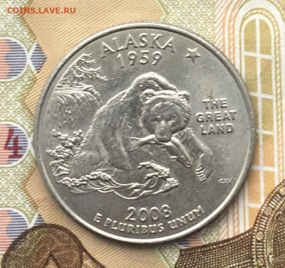 США 25 центов 2008D Аляска до 11.12.2024 в 22.00 - IMG_E3733.JPG