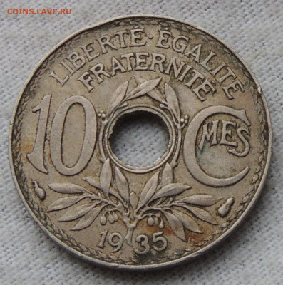 Франция 10 сантимов 1935 до 14.12.2024 - Франция 10 сантимов 35.JPG
