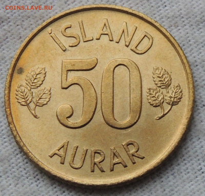 Исландия 50 эйре 1974 до 14.12.2024 - Исландия 50 эйре 74.JPG