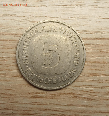 Германия 5 марок 1982 D c РУБЛЯ до 14.12.24 - 20241208_144259