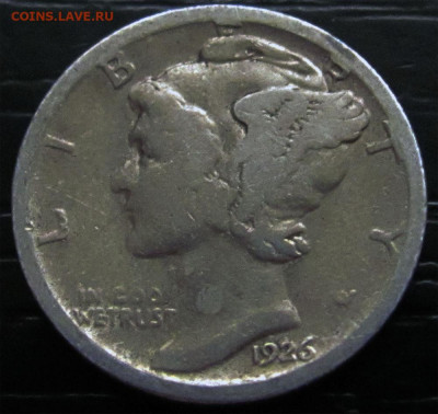 Монеты США. Вопросы и ответы - Z81 Dime 1926s_1