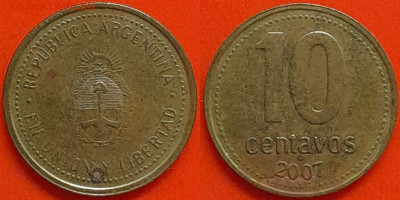 Аргентина  10 сентаво 2007 (мм-009) – до 22:00, 14.12.24 - 10-2007