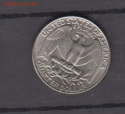 США 1990 четверть $(Р) до 13 12 - 253а