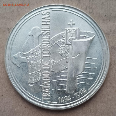 Португалия, 1000 эск. 1994, Тордесильясский договор, до15.12 - IMG_20241208_113959~2