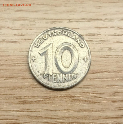 Германия 10 пфеннигов "А" 1948 до 14.12.24 - 20241209_155412