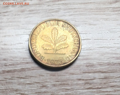 ФРГ 10 пфеннигов 1978 "G" до 14.12.24 - 20241209_163456