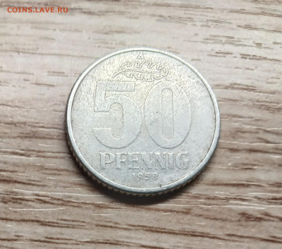 ГДР 50 пфеннигов 1958 "А" до 14.12.24 - 20241209_181102