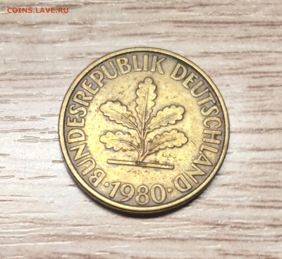 ФРГ 10 пфеннигов 1980 "D" до 14.12.24 - 20241209_181030