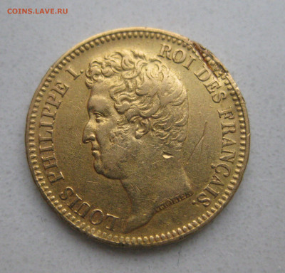 20 франков 1831 год. Франция. Луи-Филипп I. Золото 900 проба - m3.JPG