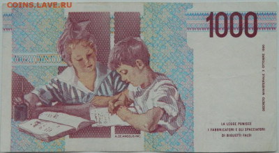 Италия 1000 лир 1990 г. до 16.12.24 - DSCN3481.JPG