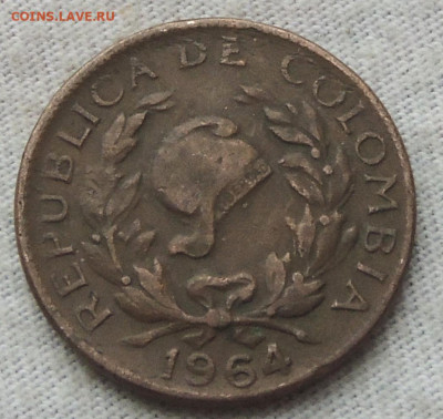 Колумбия 5 сентаво 1964 до 15.12.2024 - Колумбия 5 сентаво 64 .JPG