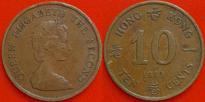 Гонконг, 10 центов, 1983  (мм-065) – до 22:00, 16.12.24 - 10-1983
