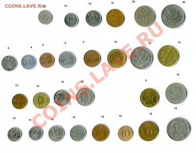 Распродажа иностраных монет (большой выбор по годам) - img822