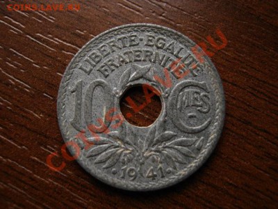 Франция 10 сантимов 1941 цинк до 04.02.12 в 13.00 М - IMG_3629
