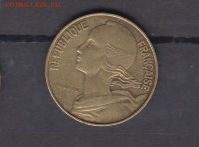 Франция 1963 20 сантимов до 15 12 - 578а