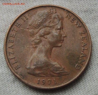 Новая Зеландия 2 цента 1971 до 15.12.2024 - Новая Зеландия 2 цента 71 .JPG