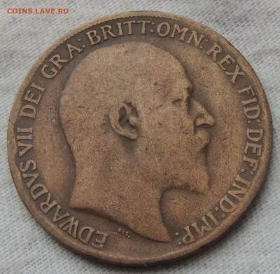Великобритания 1 пенни 1908 до 15.12.2024 - Великобритания 1 пенни 1908 .JPG