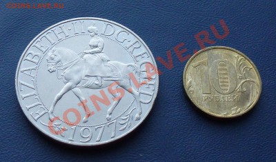 Великобритания. 25 н.пенсов 1977 в UNC до 06.02.12 в 22-00 - Юбилей 1.JPG