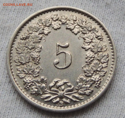 Швейцария 5 раппенов 1934 Ni до 18.12.2024 - Швейцария 5 раппенов 34.JPG