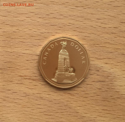 Канада 1 доллар 1994 Национальный мемориал Пруф Proof капсул - kanada_1_dollar_1994_nacionalnyj_memorial_pruf_proof_kapsula