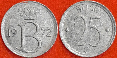 Бельгия, 25 сантимов, 1972 (мм-116) – до 22:00, 19.12.24 - мм116