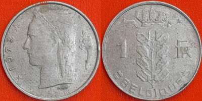 Бельгия, 1 франк, 1973 (мм-120) – до 22:00, 19.12.24 - мм120