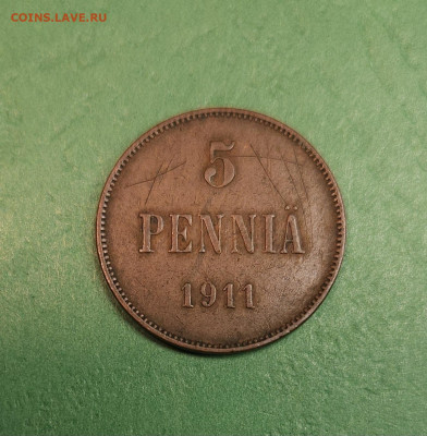 Для Финляндии 5 Penniа 1911   до 22:00 по МСК 19.12.24 - 20241213_161635