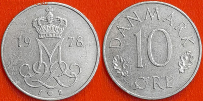 Дания, 10 эре, 1978 (мм-134) – до 22:00, 19.12.24 - мм134
