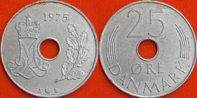 Дания, 25 эре, 1975 (мм-136) – до 22:00, 19.12.24 - мм136