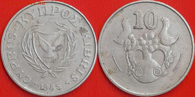 Кипр, 10 центов, 1985 (мм-145) – до 22:00, 19.12.24 - мм145