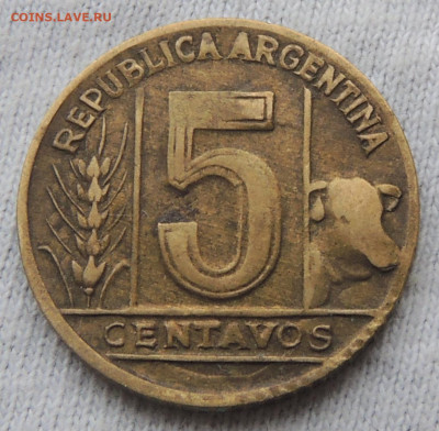 Аргентина 5 сентаво 1950 до 18.12.2024 - Аргентина 5 сентаво 50.JPG