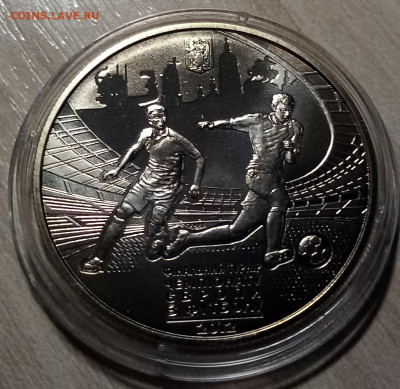 УКРАИНА 5 гр 2012 г "EURO-2012" (комплект-5 монет) до 18.12 - 6