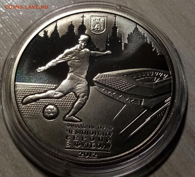 УКРАИНА 5 гр 2012 г "EURO-2012" (комплект-5 монет) до 18.12 - 4