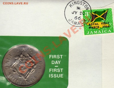 Ямайка 5 шиллингов 1966 до 06.02.12 в 22.00мск (1452) - img747