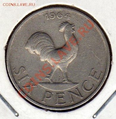 Малави 6 пенсов 1964 Петух до 06.02.12 в 22.00мск (1369) - img767