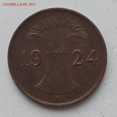 Германия, 1 пфенниг 1924 А - IMG_20241211_131610_392