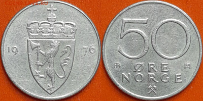 Норвегия, 50 эре, 1985 (мм-166) – до 22:00, 21.12.24 - мм166